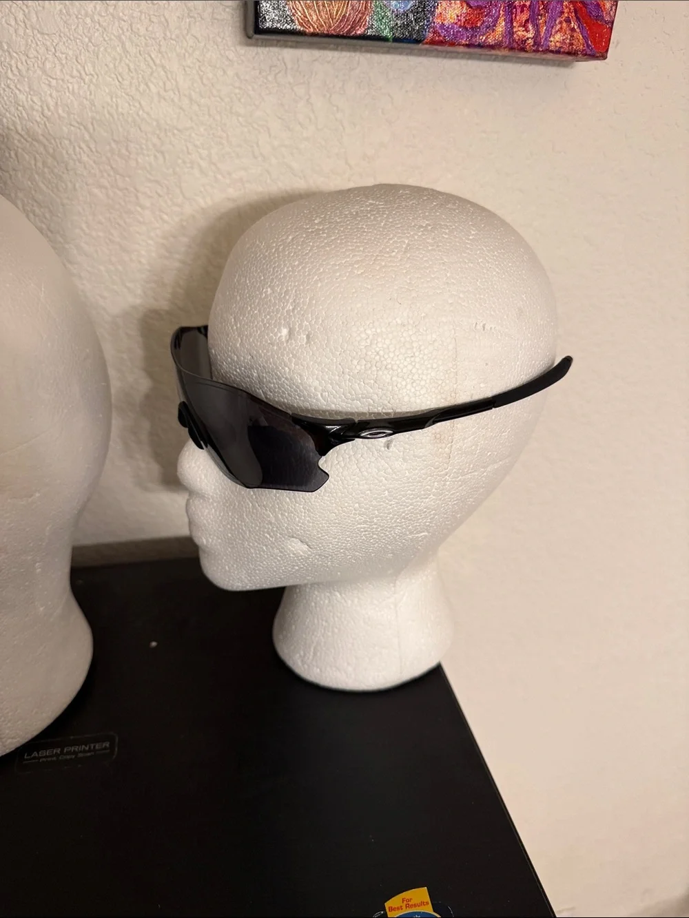Oakley ev zero Sport Wraparound Sunglasses - Black Tinted Lenses